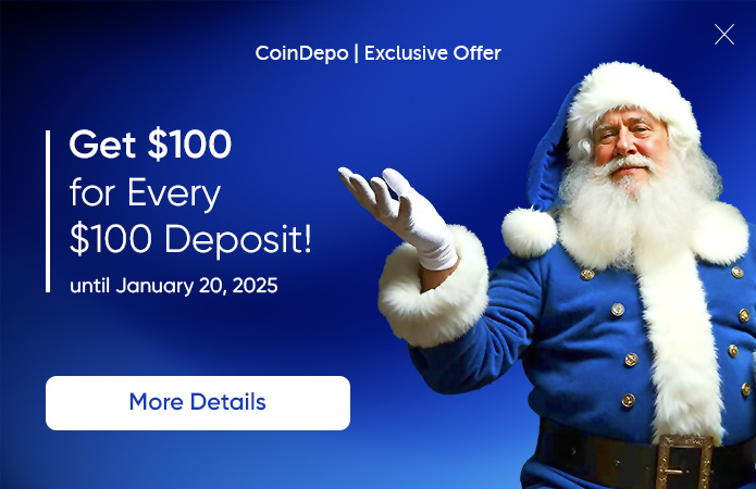 Get $100 for every $100 deposit