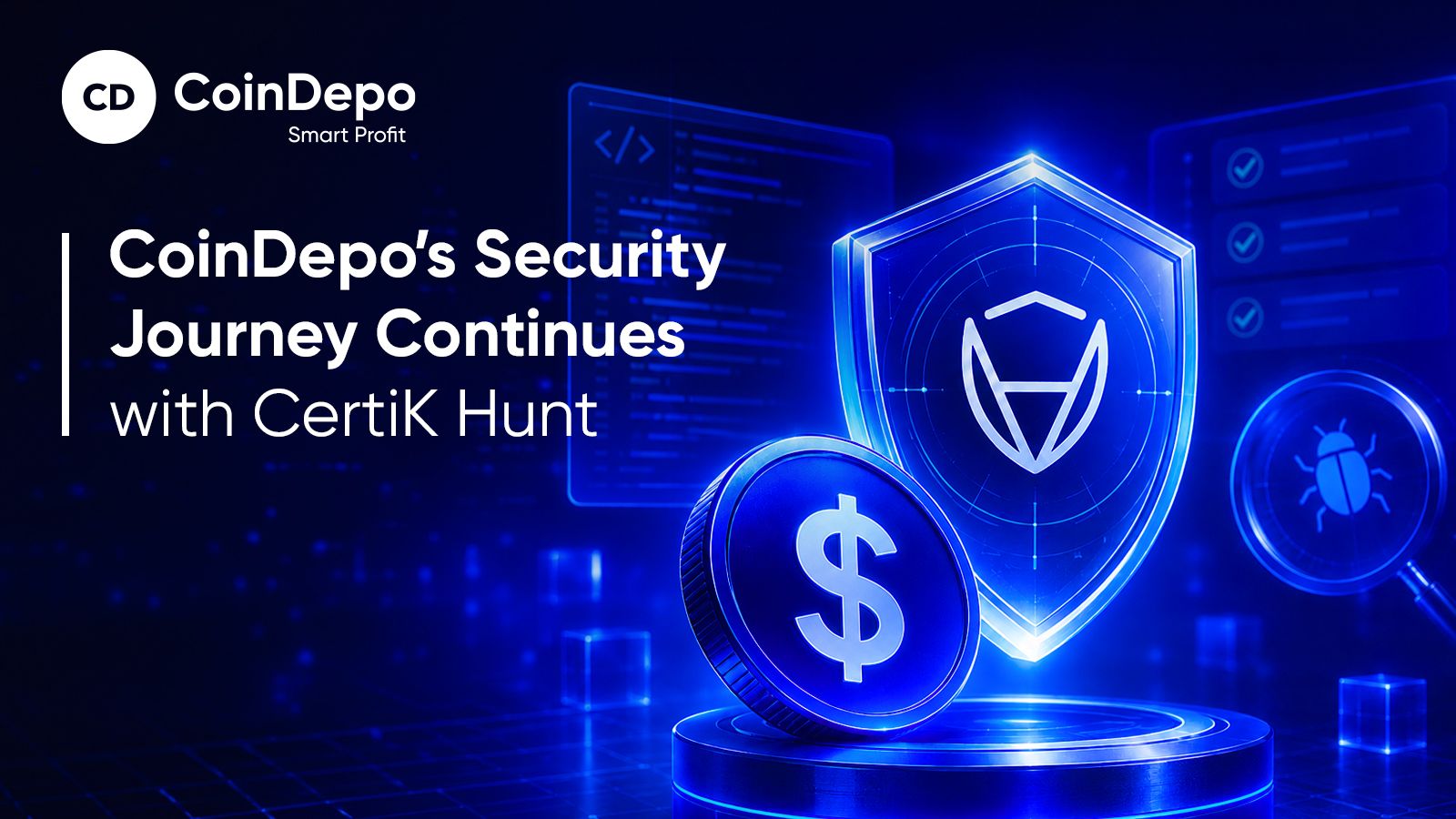 CoinDepo continúa su colaboración con CertiK al unirse a CertiK Hunt