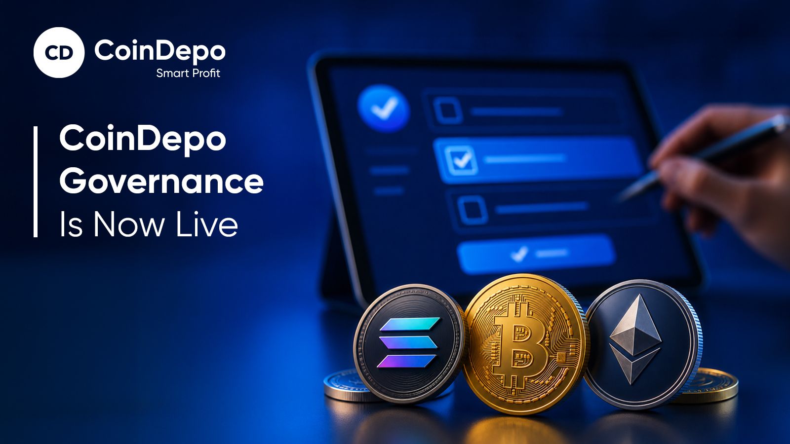 CoinDepo Governance Is Live!