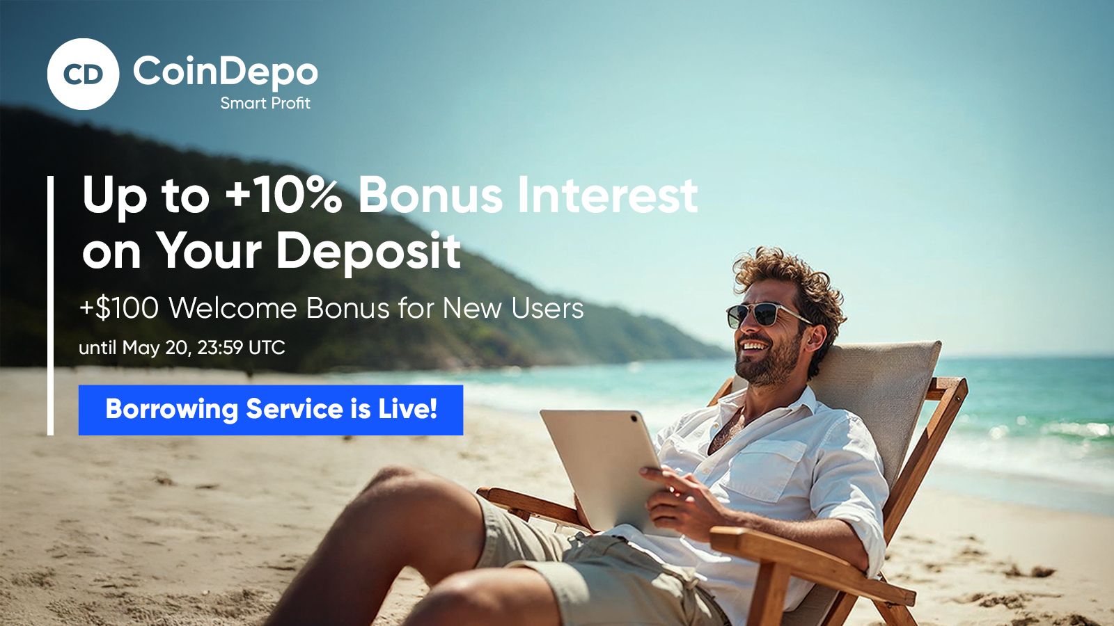 🚀 Bis zu +10 % Bonuszinsen und $100 Willkommensbonus!