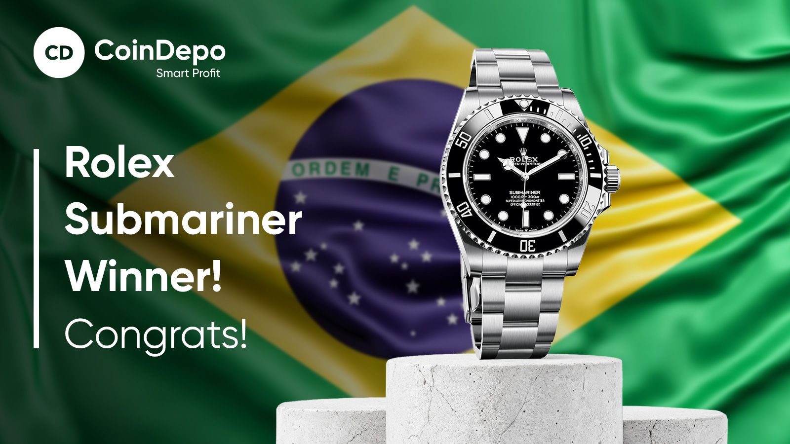 CoinDepo Token Promotion Results – Meet Our Rolex Winner!