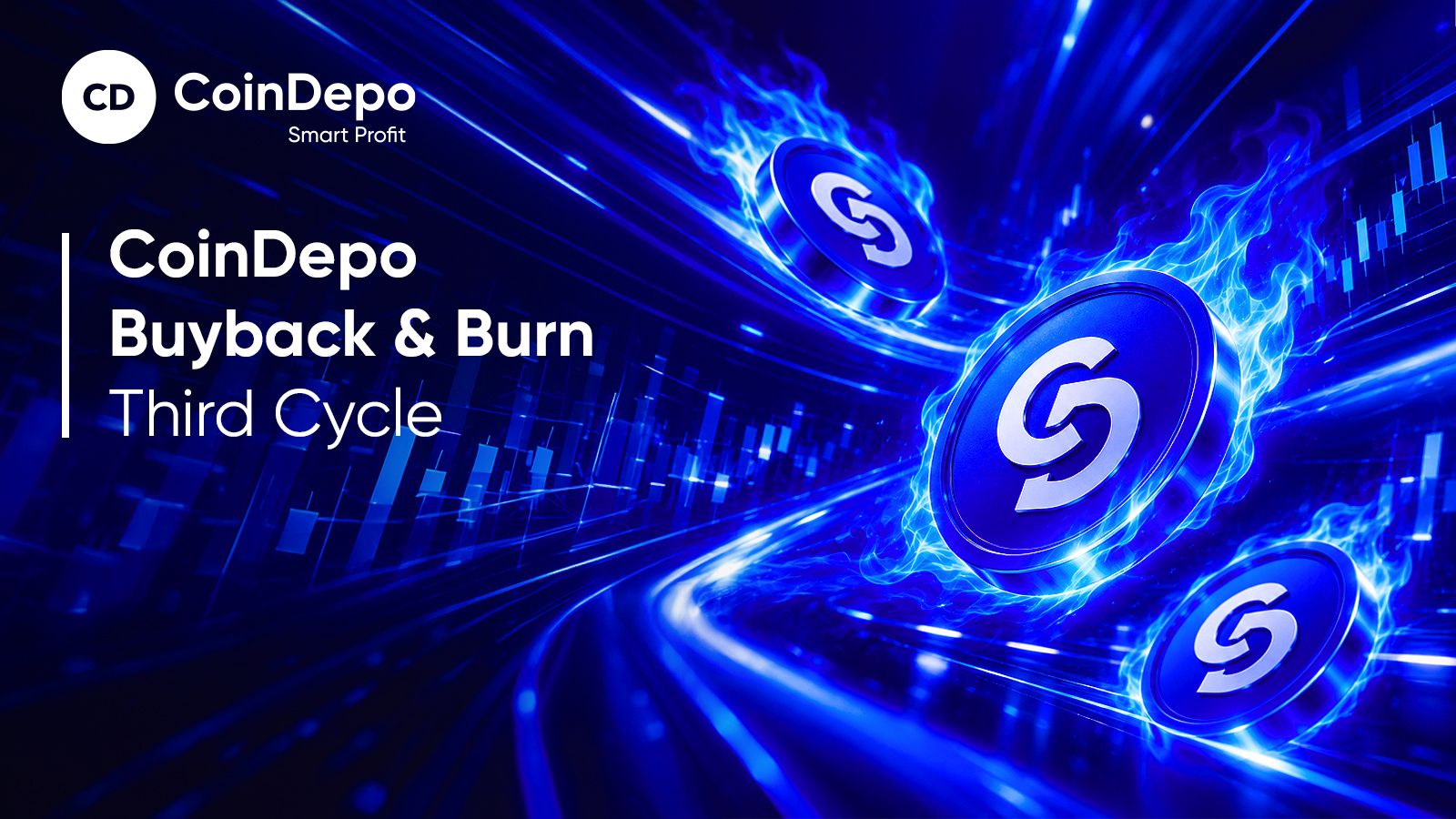 CoinDepo anuncia su tercer ciclo de recompra y quema